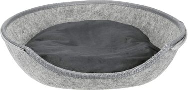 Куделя для котів Trixie Luna, з фетру, 40x24x46 см, світло-сіра