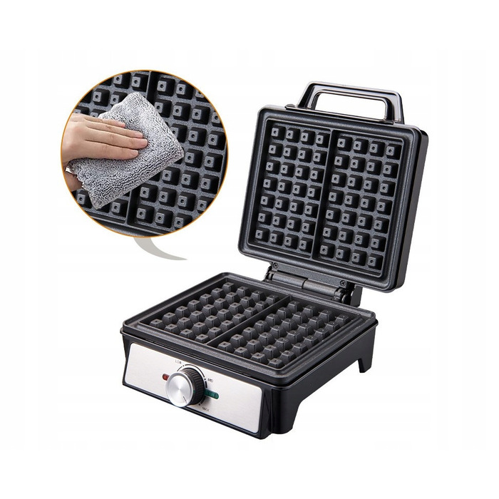 Вафельниця GOFROWNICA XXL на 2 вафлі з регулюванням температури для пухких та хрумких вафель