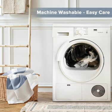 Шторка для душу Madison Park Spa Waffel з тканини, з покриттям 3M Scotchgard, 182.9 x 182.9 см, Бежевий