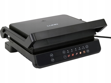 Складаний електричний гриль Lund 67440, чорний, 2000 Вт