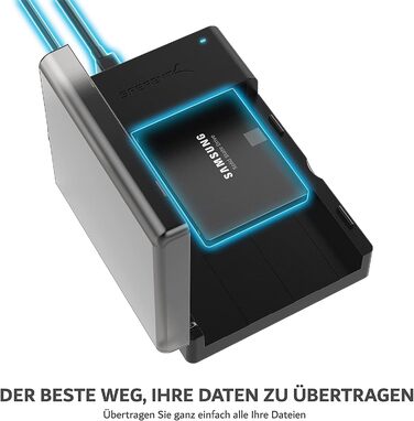 Док-станція для HDD/SSD SATA 2.5'/3.5' Sabrent – USB 3.0, 5Gbps, зовнішній корпус