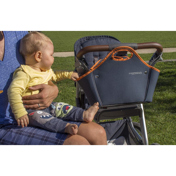 Campingaz Tropic Cooler Bag, Insulated Bag for Camping, Picnics, or Shopping, Lunch Bag, Cooler Backpack, Insulated Bag for On-the-Go, Versatile, Functional Design (Trolley)