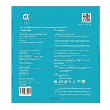 Аналітичні електронні ваги для ванної з Bluetooth, підтримкою додатка та 8 електродами