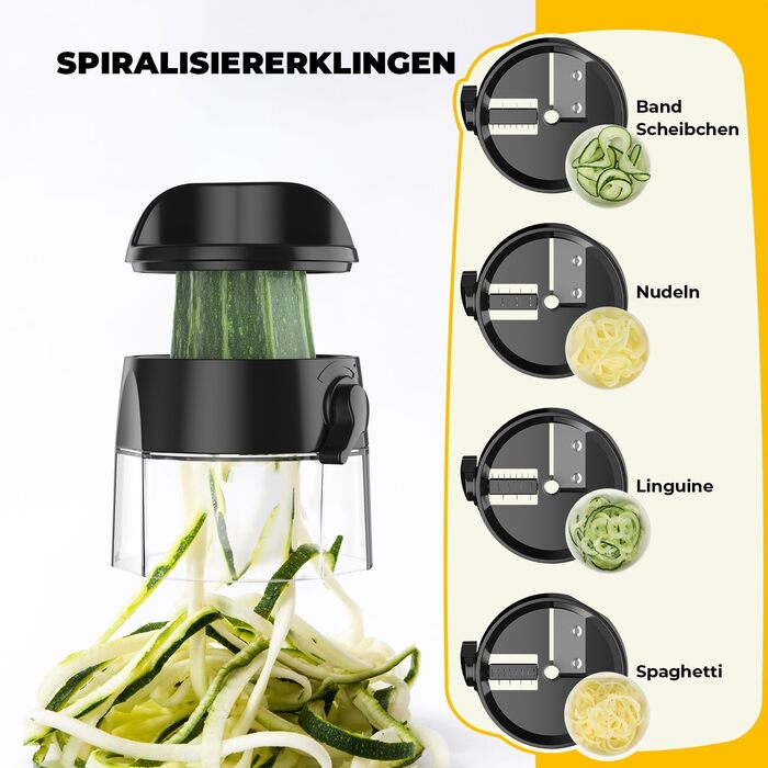 Набір для нарізки овочів 6 в 1: спіралі, кубики, слайси. Набір для нарізки овочів, фруктів та зелені