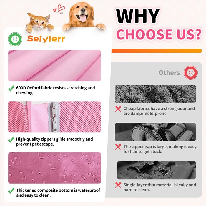 Летячий вольєр для котів, розкладний вольєр для котів, клітка-вольєр для котів, ігровий вольєр для кошенят, рожевий котячий вольєр для дому та вулиці, XL