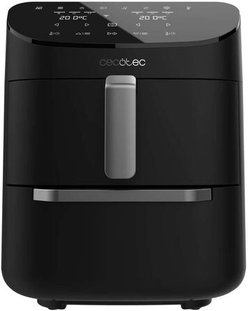 Фритюрниця, духовка та гриль Cecotec Cecofry FoodCourt 11000 Connected: 11 л, 1850 Вт, 3-в-1, 8 програм, Wi-Fi, 40-230ºC