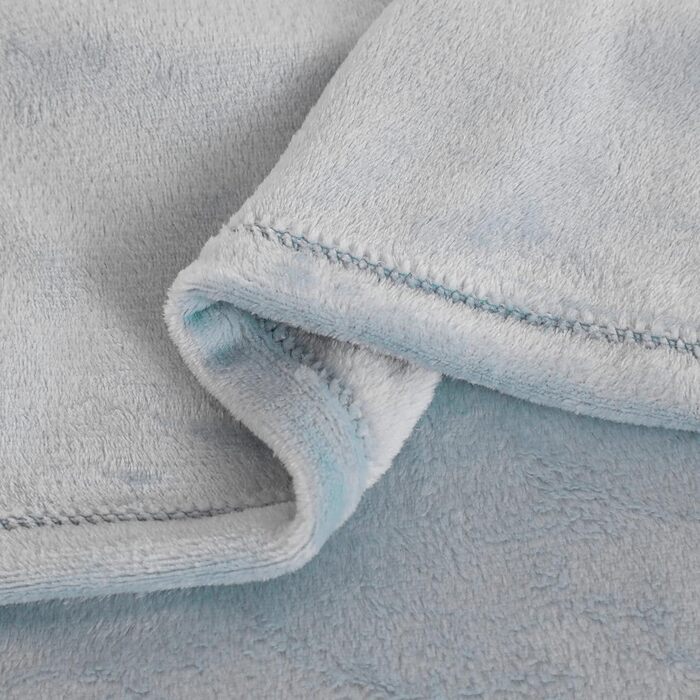 Плед Mixibaby: м'який та теплий, 150x200 см, світло-сірий | Плед для дому, дитячий плед