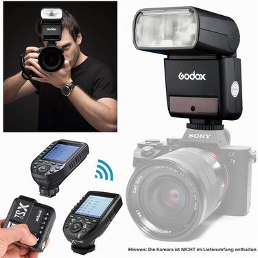 Спалах Godox TT350S TTL для Sony: бездротовий 2.4G, HSS 1/8000s, провідне число GN36, для бездзеркальних камер Sony Speedlite