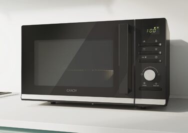 Мікрохвильова піч з грилем Candy CMGA25TNDB, 900 Вт, гриль 1000 Вт, 25 л, чорна