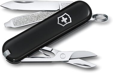 Мультитул Victorinox Classic SD Dark Illusion: 7 функцій, швейцарський ніж, подарунок