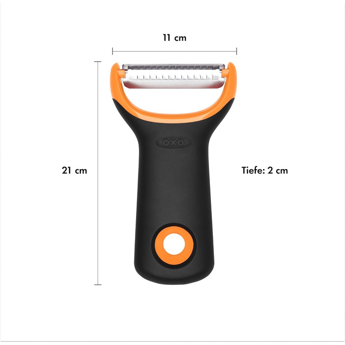 OXO Good Grips Оводочискач з функцією Julienne, для овочів та фруктів