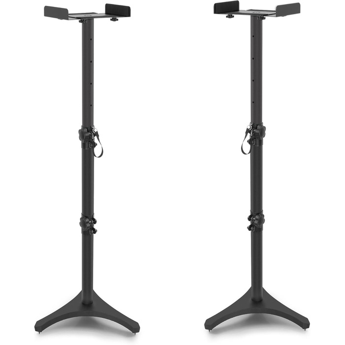 Підставка для колонок, 2 шт., регульована висота 86–127 см, з кабельною організацією, вантажопідйомність 3.6 кг, для малих колонок (PX3 3-P21)