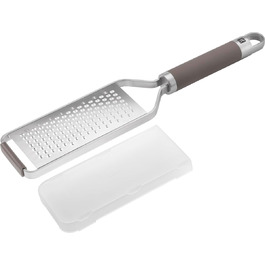 Терка ZWILLING Pro Fein: нержавіюча сталь, 34 см, ергономічна ручка, сірий колір