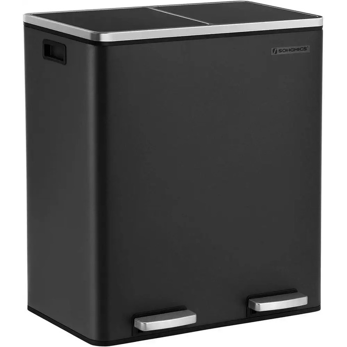 Контейнери для сортування сміття Songmics, 60 л, 2-секційні