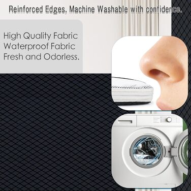 Органайзери для валіз AiQInu, 5 шт. - Набір для пакування з компресійними мішками, мішок для білизни та для взуття. Легкі, розширювані, для ручної поклажі (Чорний)