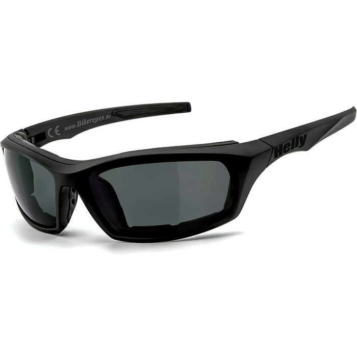 HELLY® No.1 Bikereyes – Мотокросові окуляри, багатофункціональні, захисні, протизапотівальні, вітрозахисні, HLT® пластик, стандарт DIN EN 166, дужки та ремінець, i-stealth