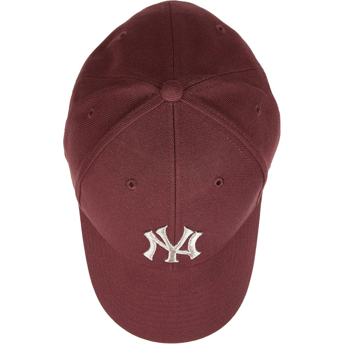 Кепка бейсбольна чоловіча 47 Brand MLB New York Yankees (темно-винний колір)