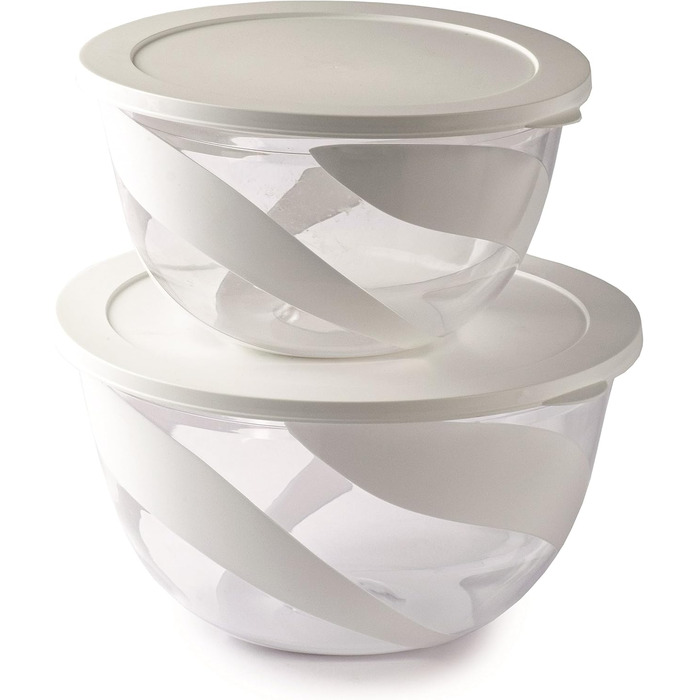 Набір салатниць 2 шт. з кришкою SNIPS | 3 + 5 л | Італія, без BPA