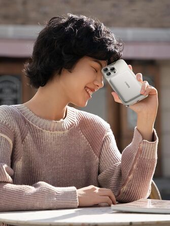 Power Bank Baseus Picogo AM41: 10000mAh, Qi2 Magsafe, 27W PD, бездротова зарядка 15W, USB-C, для iPhone 17/16/15/14/13/12, Space Gray