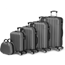 розмір: набір валіз 5 шт. (смугастий)