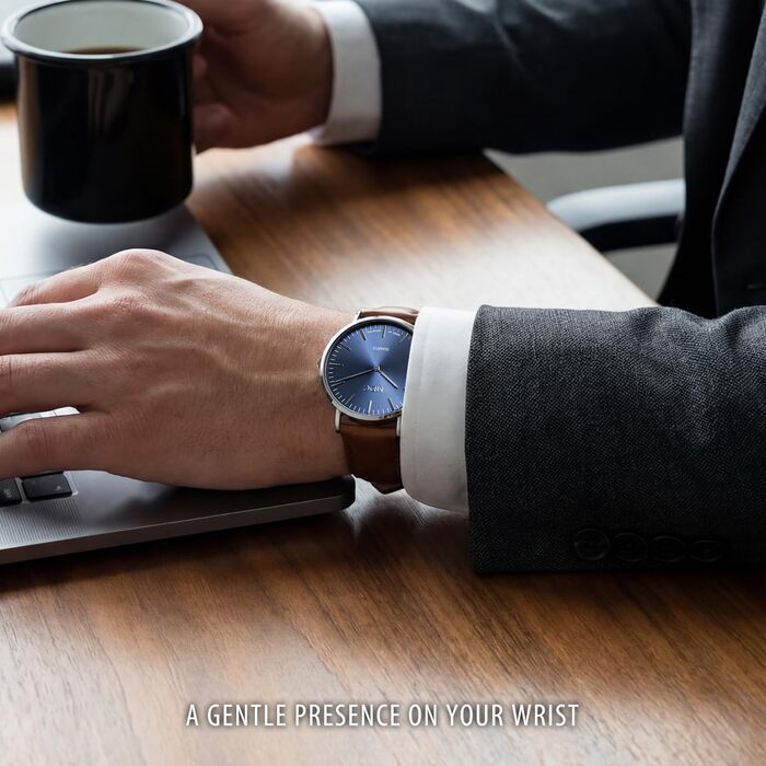 Чоловічий годинник Infantry MDC: мінімалістичний дизайн, кварцовий механізм, шкіряний ремінь, блакитно-сріблястий колір