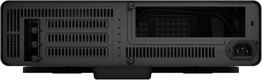 Корпус Fractal Design Ridge Black Mini-ITX для ігрового ПК з PCIe 4.0, 2 вентилятори 140мм PWM, USB Type-C