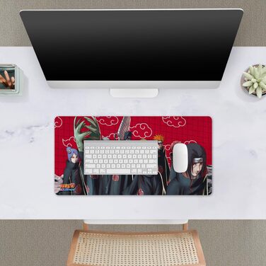Килимок для миші Head Case Designs Naruto Shippuden Akatsuki XL (900x400 мм) для ігор, клавіатури, ПК