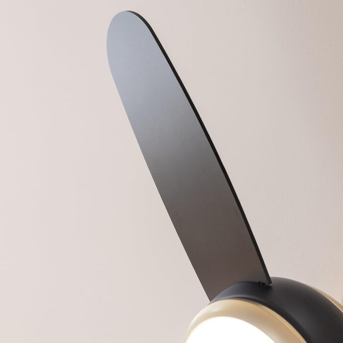 Стельовий вентилятор Cecotec EnergySilence Aero 4265 GoldBlack з LED підсвіткою 18W, діаметр 107 см (42 дюйми), пульт, таймер, 3 швидкості