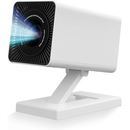 Mini проєктор Beamer 4K з Wi-Fi 6 та Bluetooth 5.0, 150 ANSI Lumen, портативний, автоматичне вирівнювання, 130 дюймів, для домашнього кіно, сумісний з телефоном/ПК/HDMI/USB