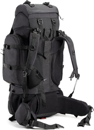 Tripole Rucksack from the Colonel Series with Internal Frame - Featuring Detachable Daypack and Rain Cover