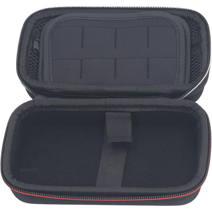 Carry Case for 3DS 2DS XL, Hard Shell Carry Case for 2DS XL, Portable Nylon Game Console, Hard Protective Case, Travel Bag with Game Cartridge Slots, Black