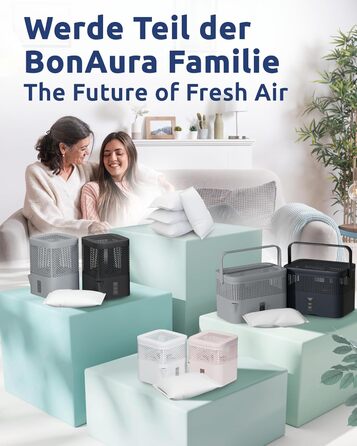 Зволожувач повітря BonAura® без електроенергії для підвалів, ванних кімнат та інших приміщень. У комплекті 980г зволожуючого наповнювача. Гранули зволожувача та осушувача повітря в наборі. Захист від плісняви (4 x наповнювач)
