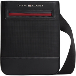 Жіноча сумка-кросбоді Tommy Hilfiger TH Foundation Mini Crossover, чорна, універсальний розмір