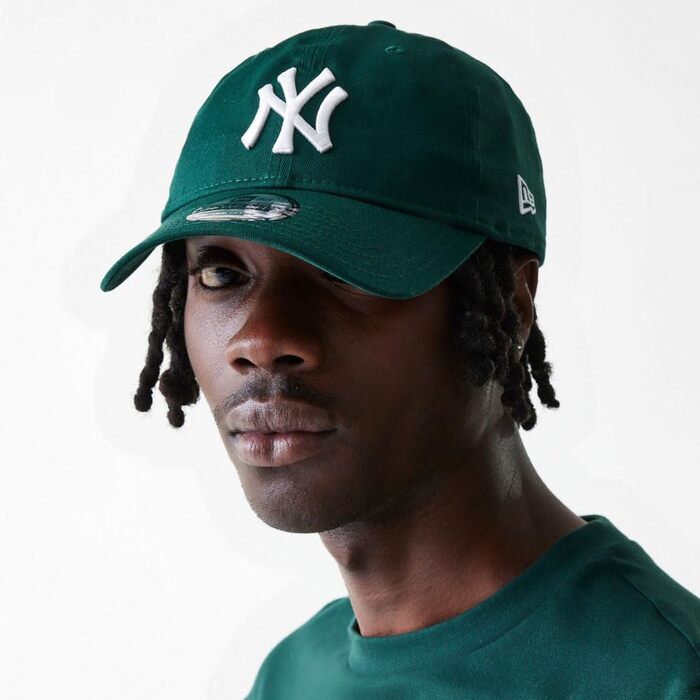 Кепка New Era Baseball Cap MLB League Essential 9Twenty, регульована, New York Yankees, зелена