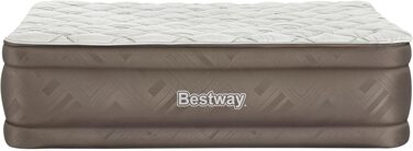 Повітряний матрац двоспальний Bestway Fortech з електричним насосом та чохлом на блискавці, 203 x 152 x 51 см