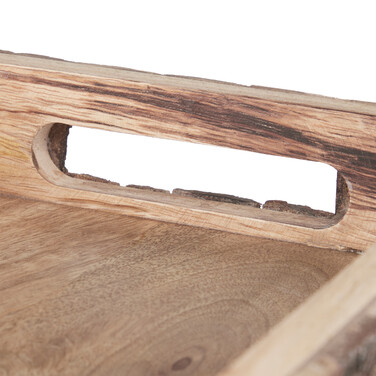 Relaxdays Mango Wood Tablet Set of 3