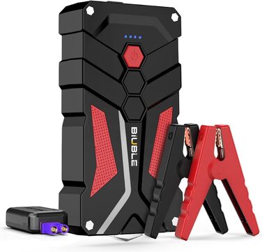 Powerbank Starthilfe 3000A 12V: Зарядний пристрій для автомобіля, SUV, мотоцикла з LED ліхтариком. Запуск до 7.0л бензину або 5.5л дизеля.