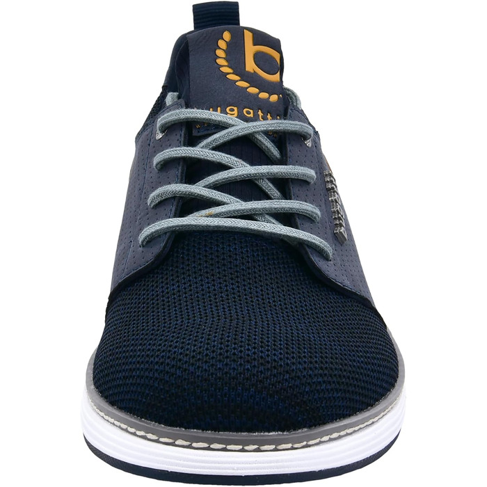 Чоловічі спортивні шнурівки Bugatti Man, напівчеревики, змінне устілка, темно-синій, 43 EU, 4100