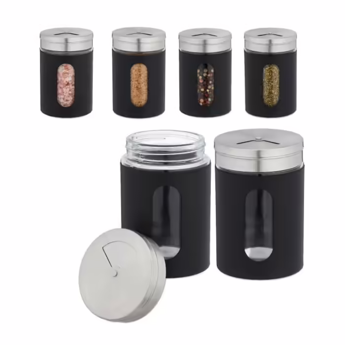 Relaxdays XL Spice Shaker Set of 6