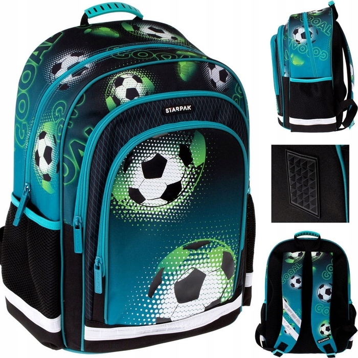 Багатовідсіковий шкільний рюкзак Starpak 469308 Football