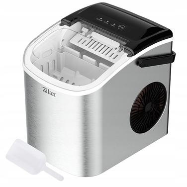 Льодогенератор Zilan ICE MAKER 15 кг, сріблястий/сірий, 95 Вт