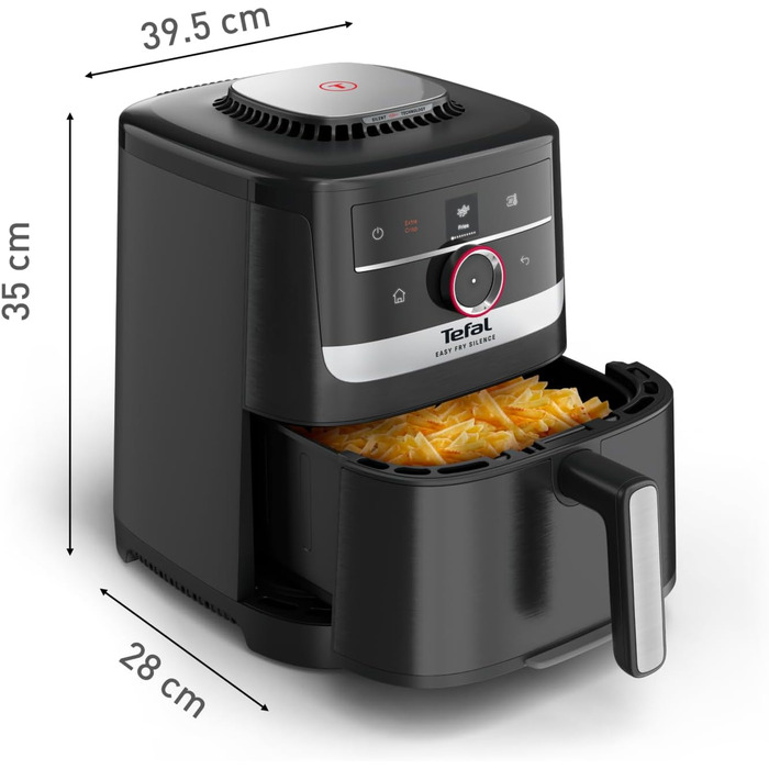 Фритюрниця Tefal Easy Fry Silence 7л з технологією Silent, 10 програм, біла (EY8421E0)