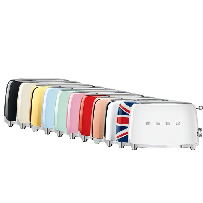 Тостер Smeg TSF01RDEU, червоний, 950 Вт