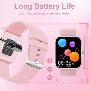 Дитячий розумний годинник Smartwatch для спорту та фітнесу, 1.83