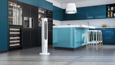 Вентилятор Olimpia Splendid Tower Peler - 3.5 л, 300 м³/год, 65 Вт, білий (2024)