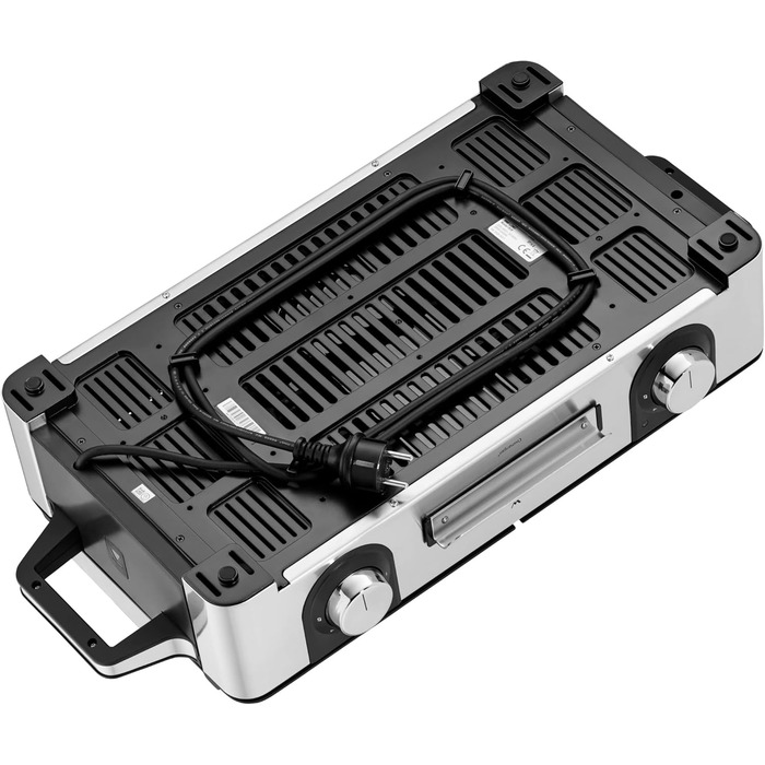 Електрогриль WMF Lono Master Grill: 50x28 см, 2 зони нагріву, нержавіюча сталь, для барбекю