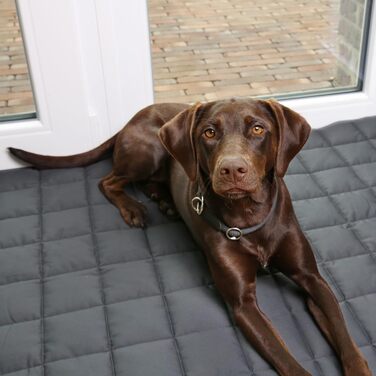 Килимок для собак Your Gear Lana 160x100 см - м'яка підстилка для великих собак, бавовна Oeko-Tex, міцний, водонепроникний, для дому та вулиці, альтернатива собачому ліжку