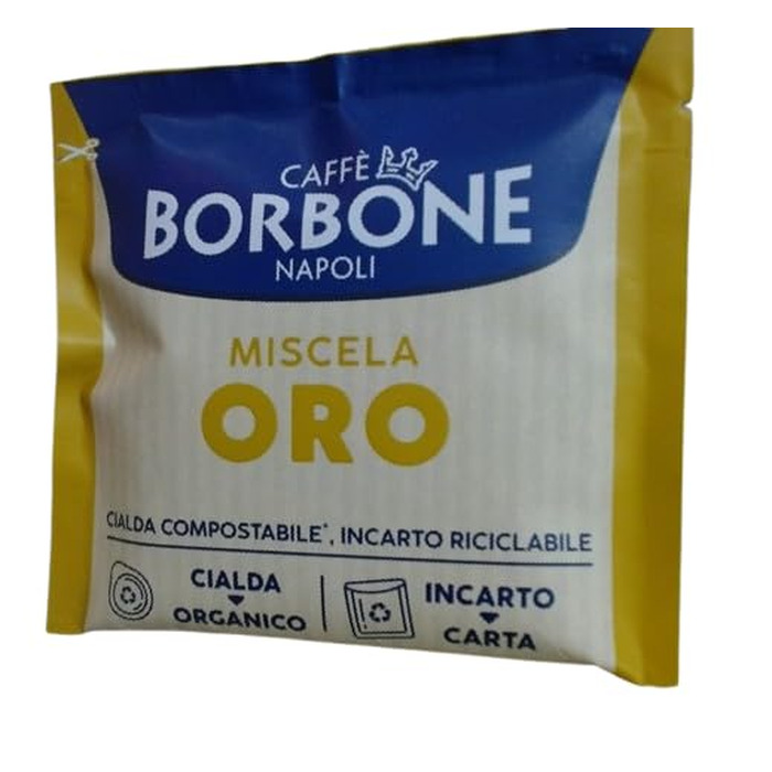 Кавові пади Caffè Borbone Blue Blend (Золота суміш), ESE система 44 мм, компостуювані, 50 шт.