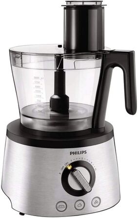 Philips Domestic Appliances HR7778/00 Kitchen Machine, Stainless Steel, 37 cm l x 56.5 cm w x 57.5 cm h