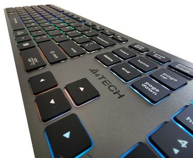 Дротова низькопрофільна підсвічена LED-клавіатура A4TECH FSTYLER FX60H
